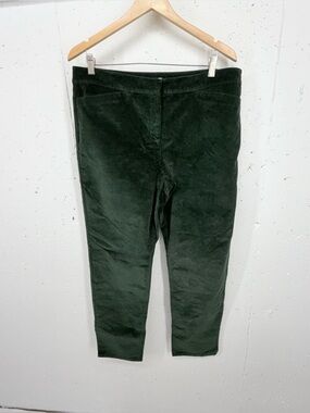 J. Jill Women’s Size 16 Forest Green Corduroy Pants NEW
